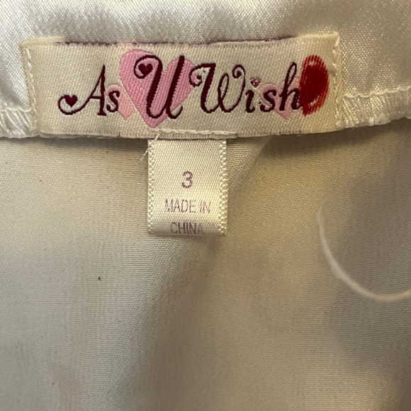 AS U WISH Satin Strapless Bandage Bodycon Dress - Picture 2 of 4